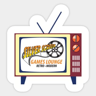 Silver Screen Games Lounge Sticker